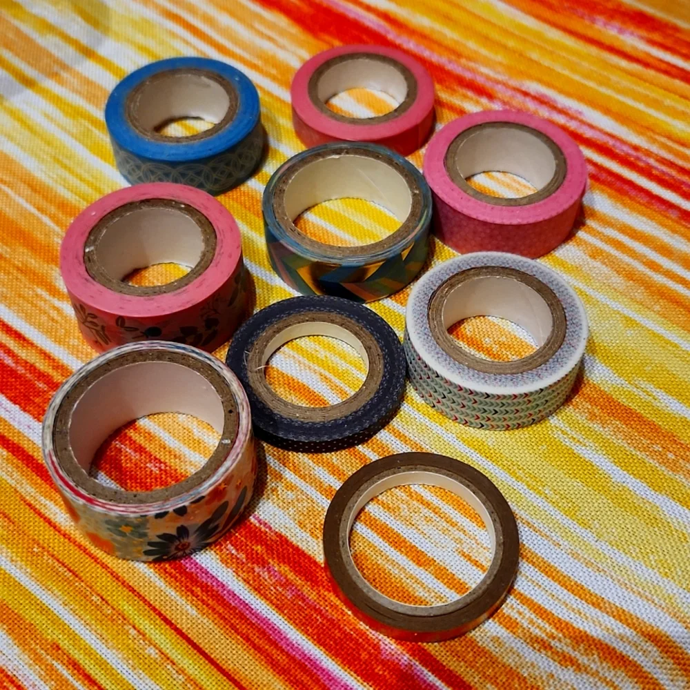 BARELY USED 9 RECOLLECTIONS WASHI TAPE - Picture 2 of 2